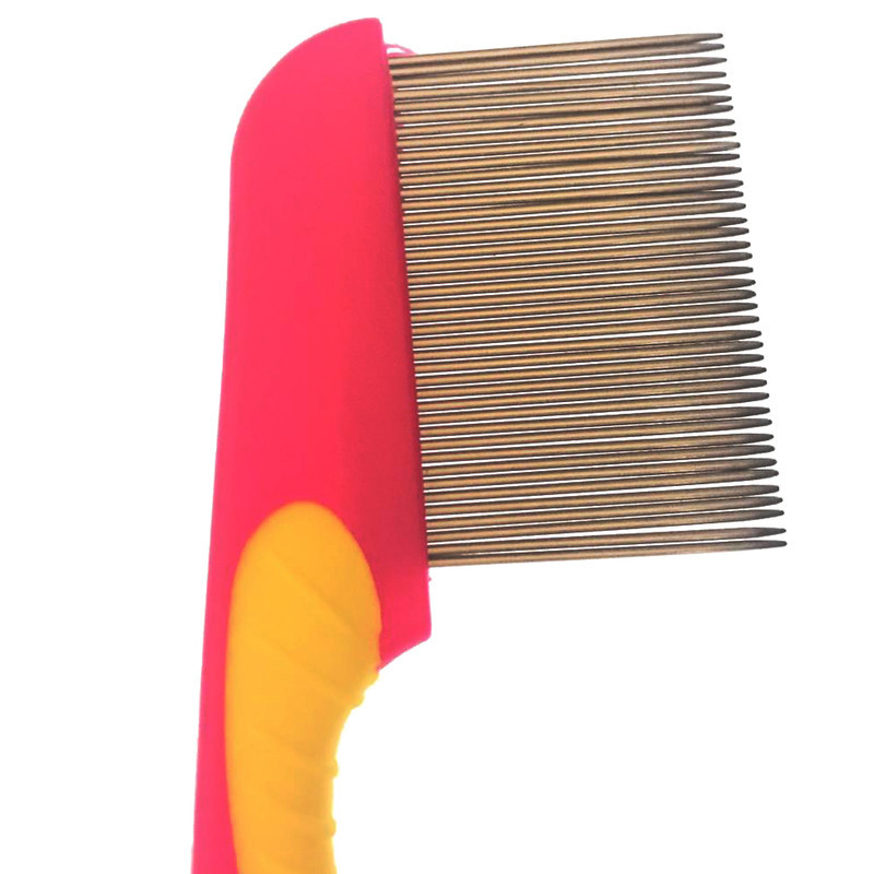 شانه ضدشپش سگ و گربه کد Pink4 وزن 50 گرم