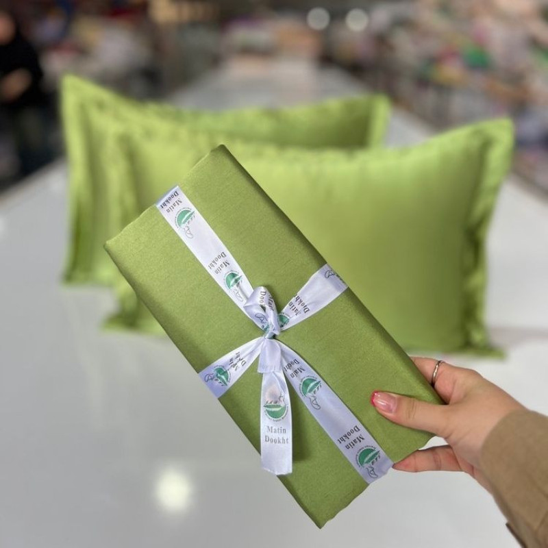 رو بالشی مدل ساتن قابدار سایز 60*80 سانتی متر