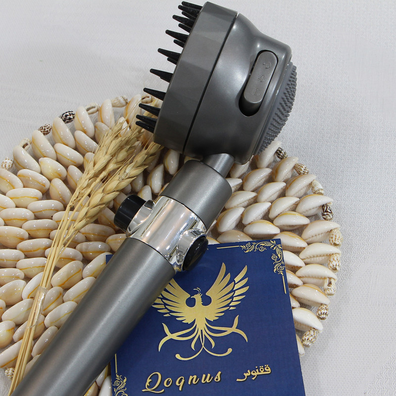 سردوش حمام ققنوس مدل توربو ماساژور چرخشی لوکس
