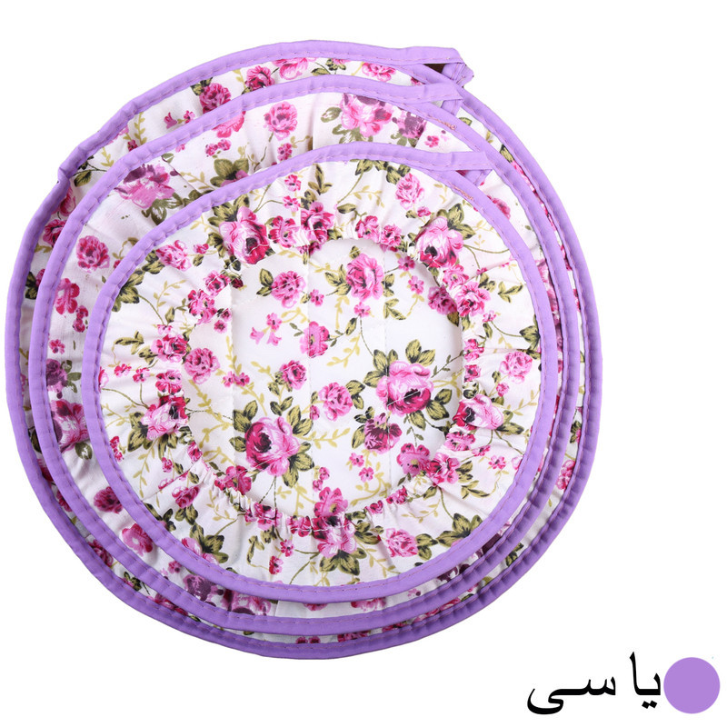 ست دم‌کنی 3 تکه طرح گل رز کد DK 13