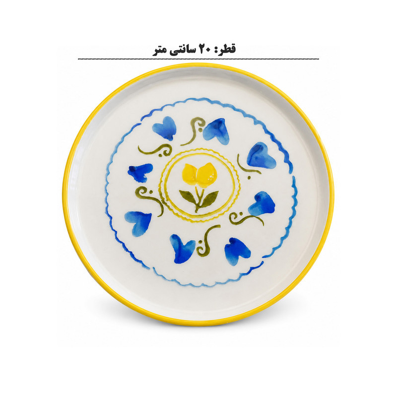 سرویس صبحانه‌خوری سرامیکی چینی 14 پارچه 6 نفره انگلیش هوم مدل Chello