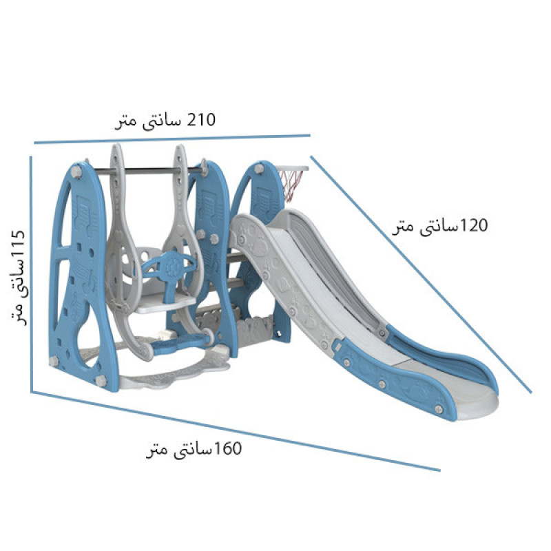 تاب و سرسره کودک مدل ملودی PS 5137