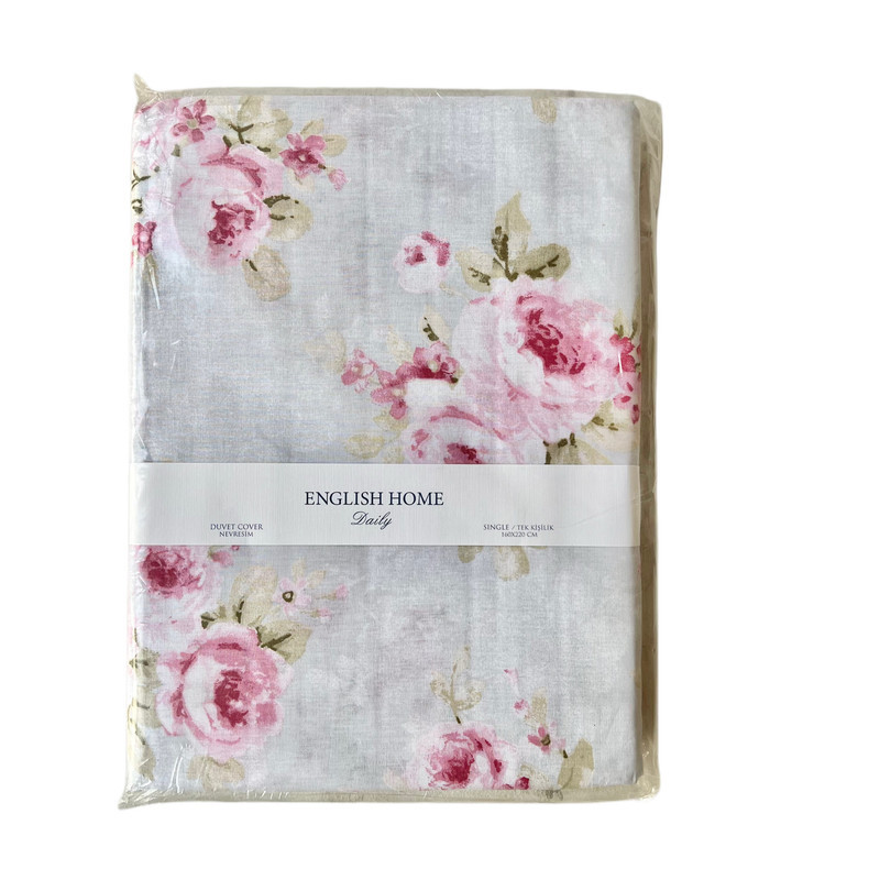 روکش لحاف انگلیش هوم مدل Heavy Rose یک نفره سایز 160x220 سانتی متر