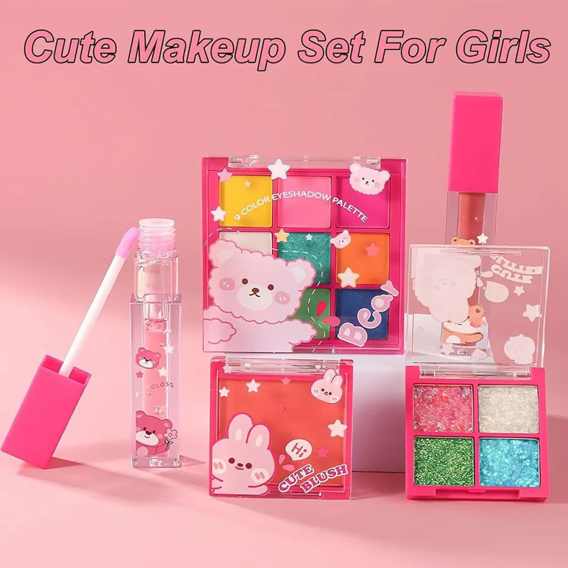 مجموعه آرایشی cute bear مجموعه ۵ عددی