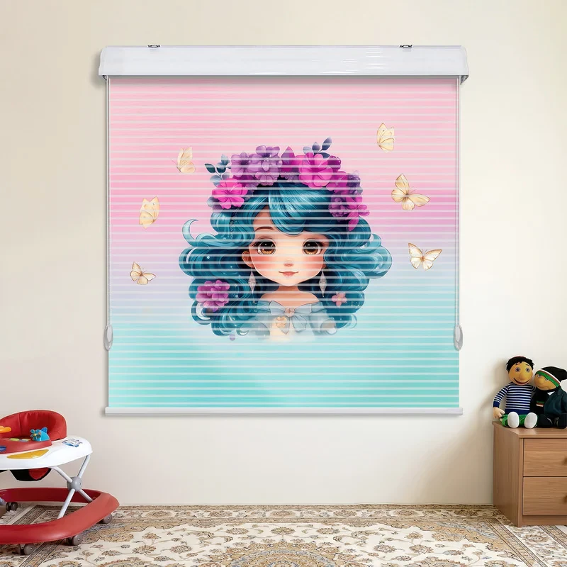 پرده زبرا مدل شب و روز زبران سایز 150 × 120 سانتی‌متر