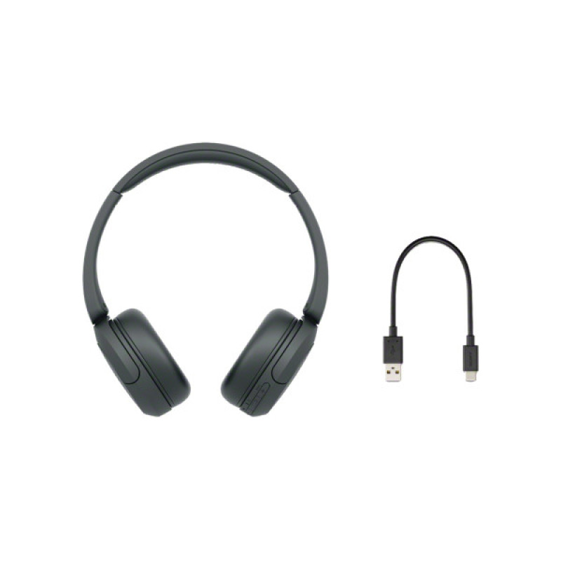 هدفون بلوتوثی سونی مدل WH-CH520 درگاه شارژ USB Type-C، دارای طراحی چرخشی برای حمل و نگهداری آسان