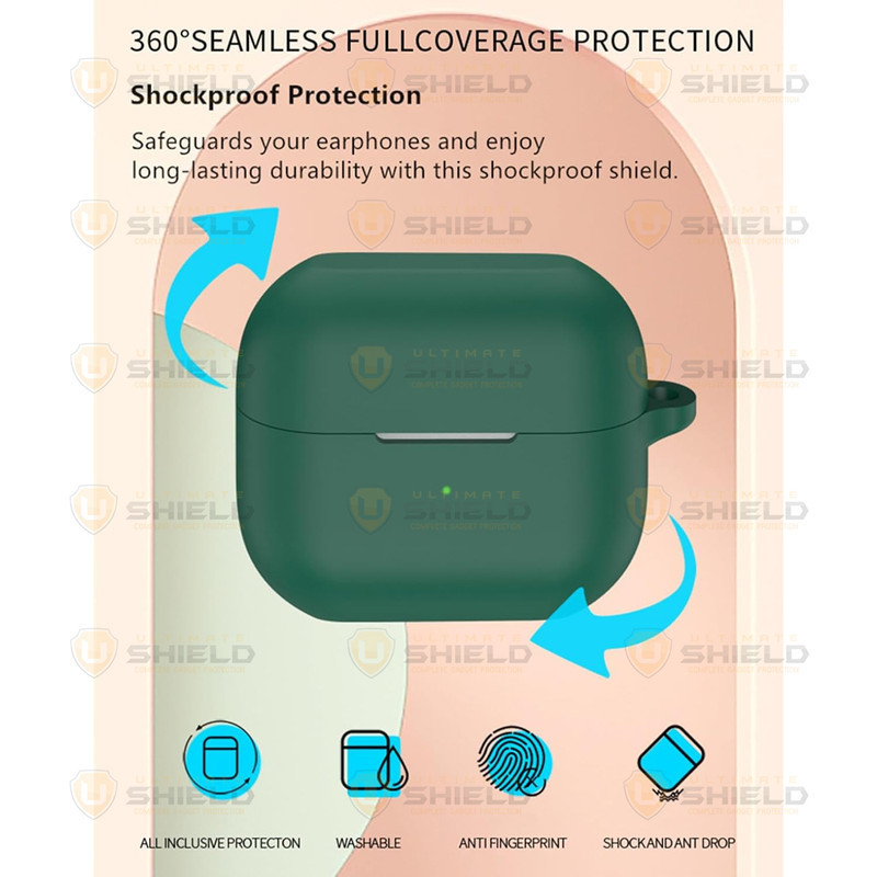 کاور آلتیمیت شیلد مدل Silicone UL مناسب برای کیس هدفون بی‌سیم سامسونگ Galaxy Buds 3 FE