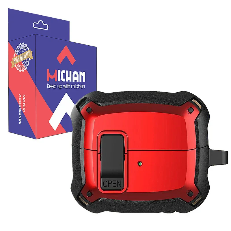 کاور میچان مدل Shild Lock مناسب برای کیس سامسونگ Galaxy buds 3 3 pro