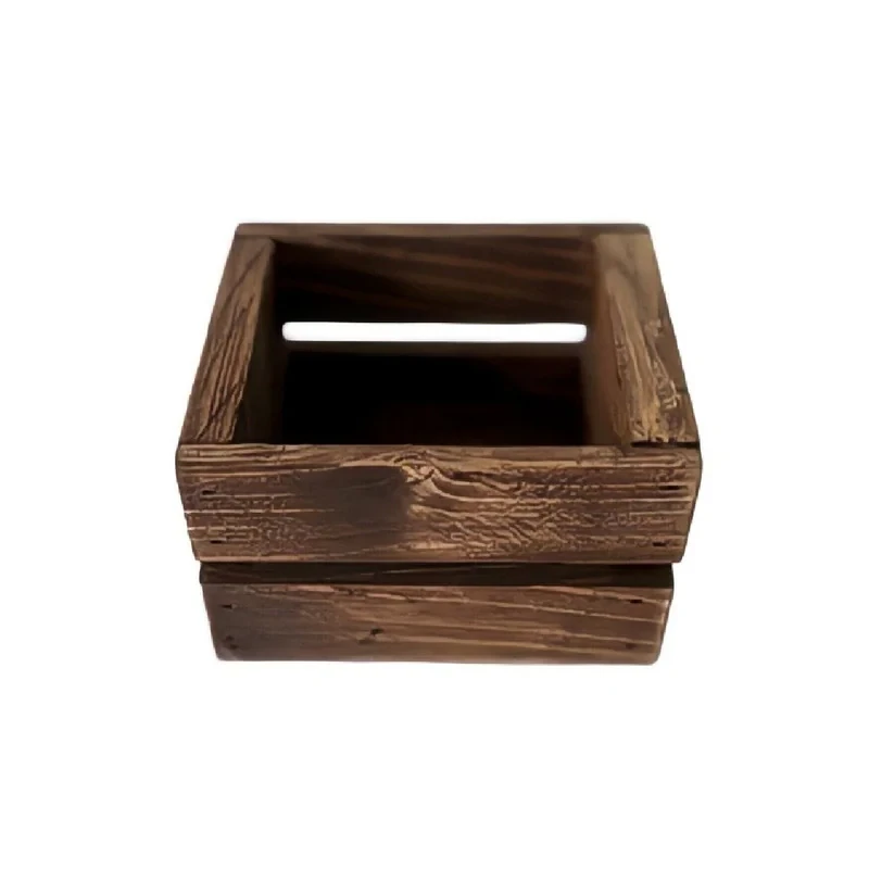 استند گلدان چوبی با ابعاد 12x8x12 سانتی‌متر و وزن 100 گرم