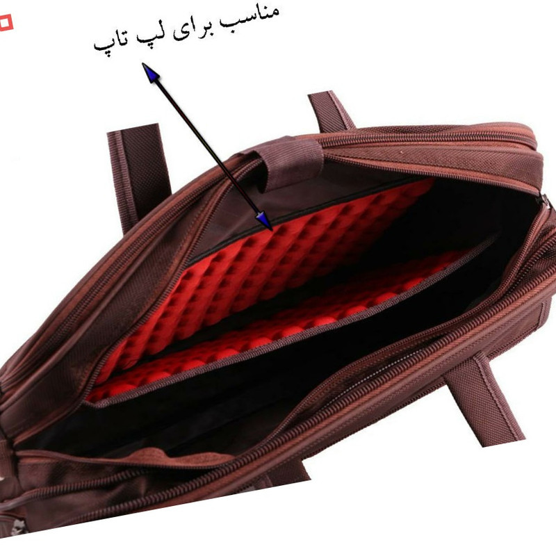 کیف لپ تاپ چرم ما مدل DP-1 مناسب برای لپ تاپ 15 اینچی