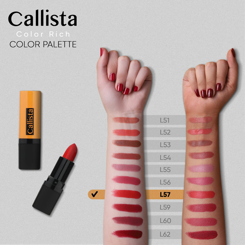 رژ لب جامد کالیستا سری Color Rich شماره L57