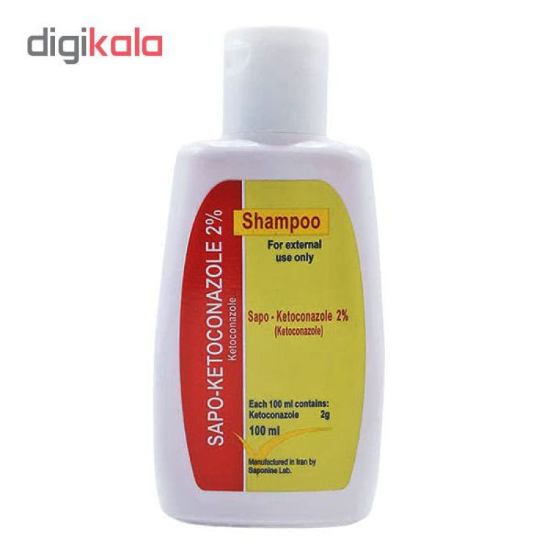 شامپو مو ساپونین مدل Ketokonazole حجم 100 میلی لیتر
