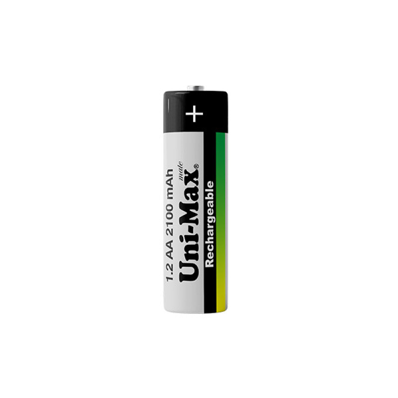 باتری قلمی قابل شارژ یونیمکس مدل UB-NH-AA2100BP2 بسته دو عدد