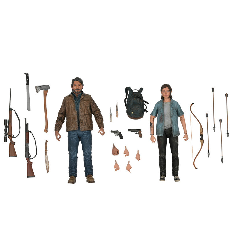 اکشن فیگور نکا مدل لست اف آس جوئل و الی طرح Last Of Us 2 Joel and Ellie مجموعه 2 عددی