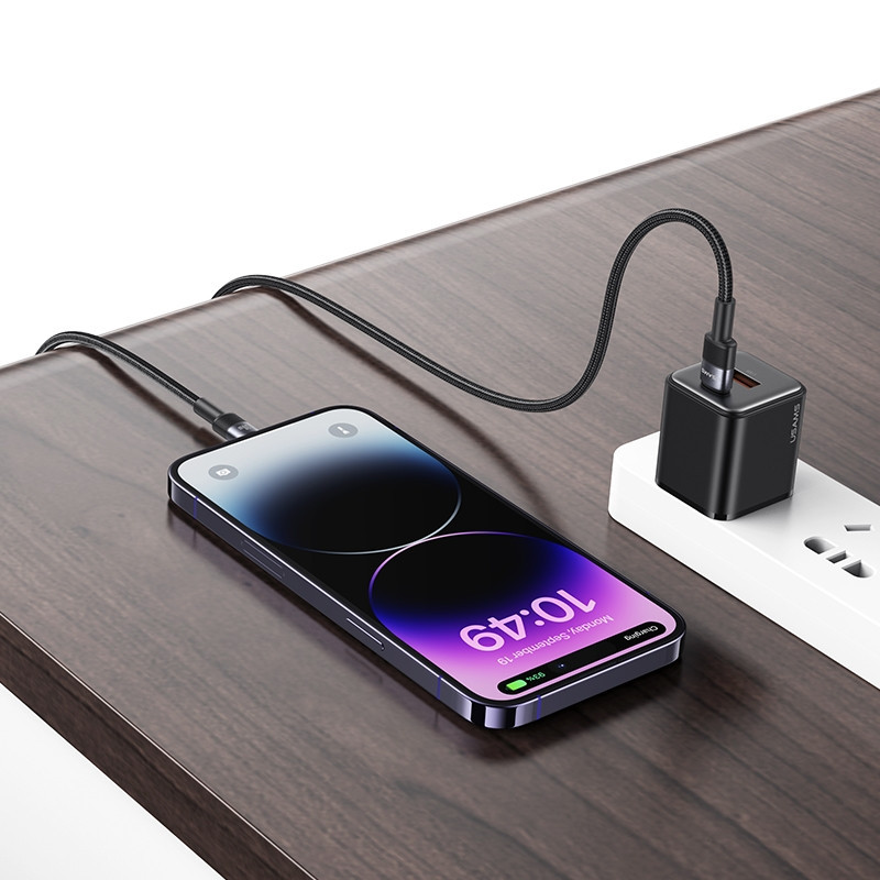 کابل تبدیل USB-C به لایتنینگ یوسمز مدل SJ729-30W طول 1.2 متر