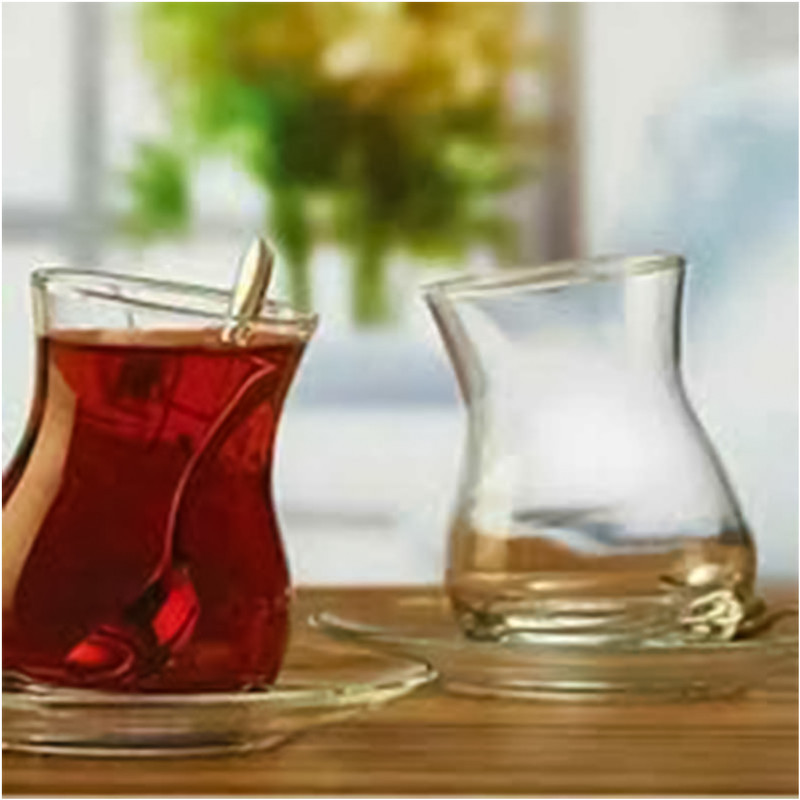 ست فنجان و نعلبکی 12 پارچه پاشاباغچه مدل  KOZAN کد 96300