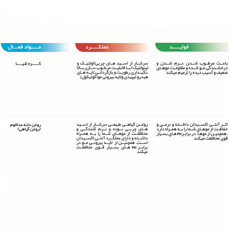 ماسک مو ارایبا مدل N10 حجم 1000 میلی لیتر