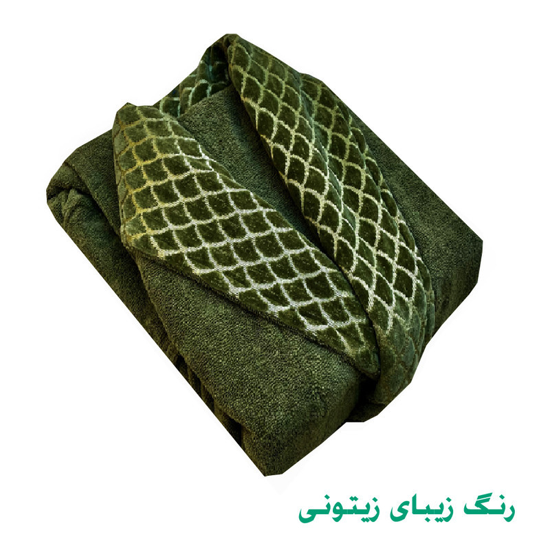 حوله پالتویی هنرمند مدل پولکی سایز 125 سانتی متر