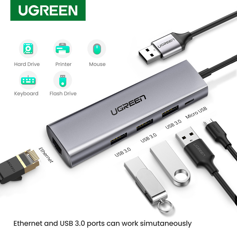 هاب پنج پورت USB 3.0 یوگرین مدل 60812