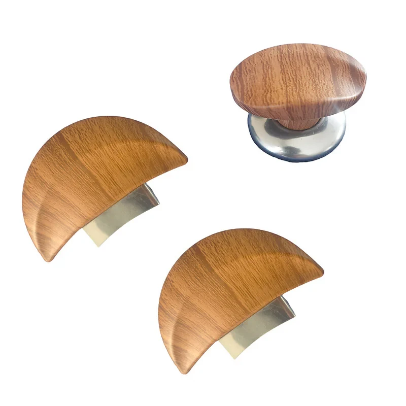 ست دستگیره قابلمه و تابه مدل wood-3 بسته 3 عددی