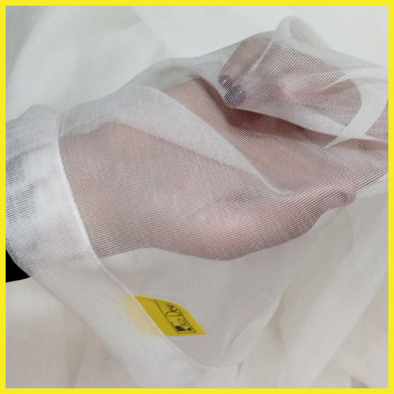 پرده تیکو دکو مدل کتان تور دوخت ساده سایز 280x700 سانتی‌متر