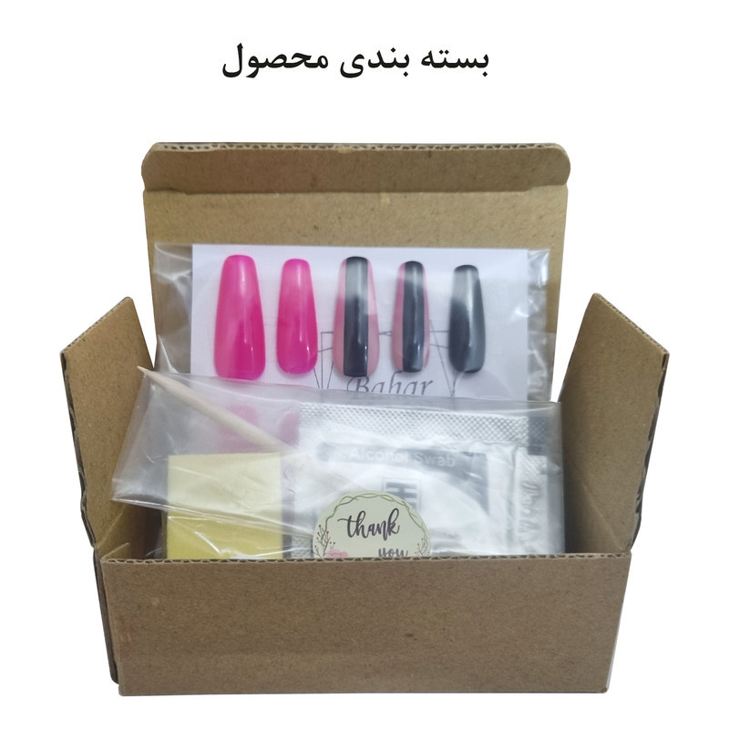 ناخن مصنوعی مدل آمبره کد 47 بسته 10 عددی