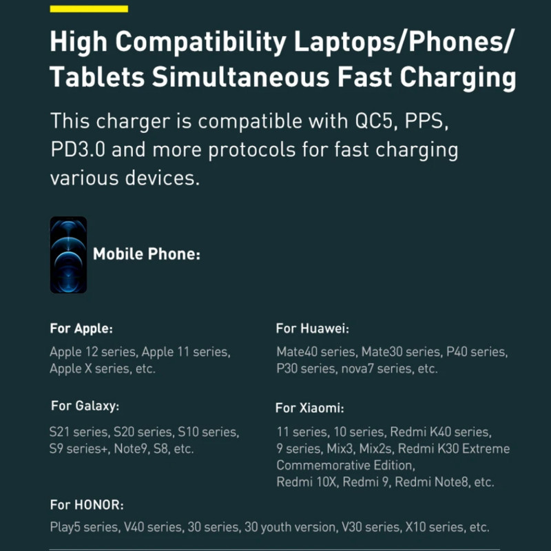 شارژر فندکی باسئوس مدل Multi-port Fast Charge 160W به همراه کابل تبدیل Usb-c