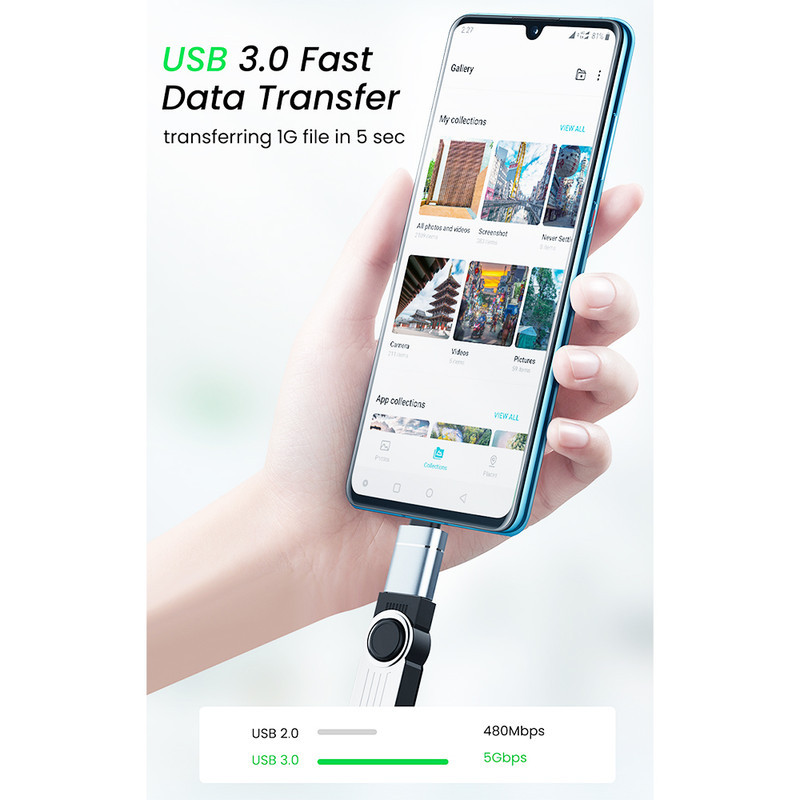 مبدل USB OTG به USB-C مدل PM304