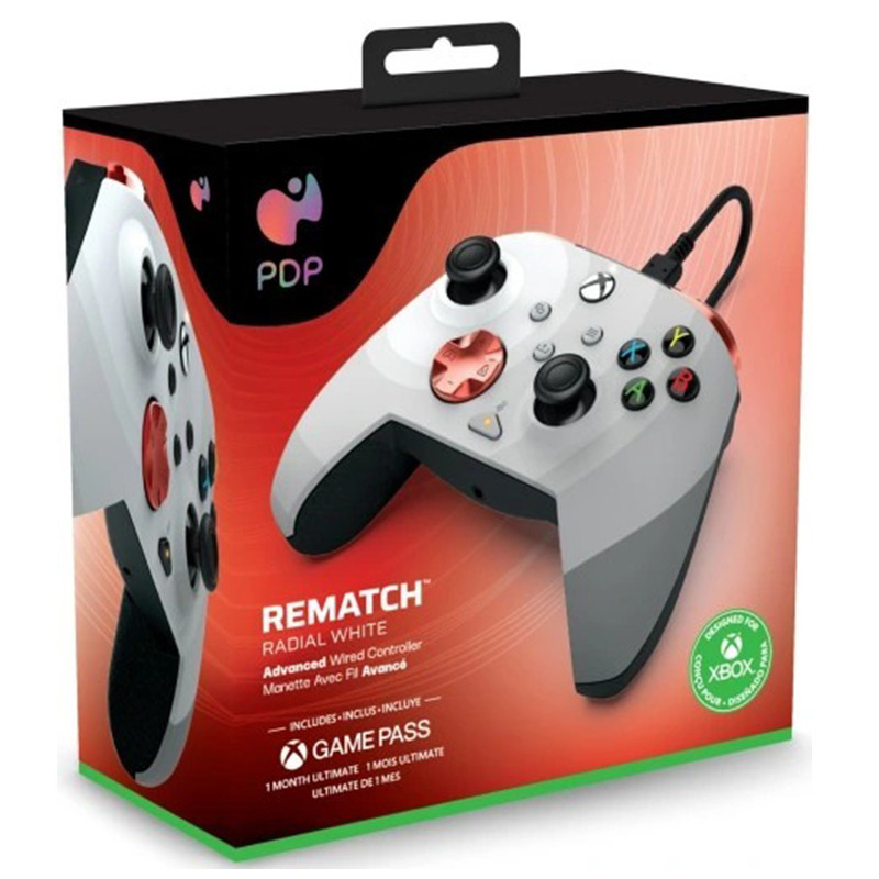 دسته بازی ایکس باکس PDP مدل REMATCH Radial White