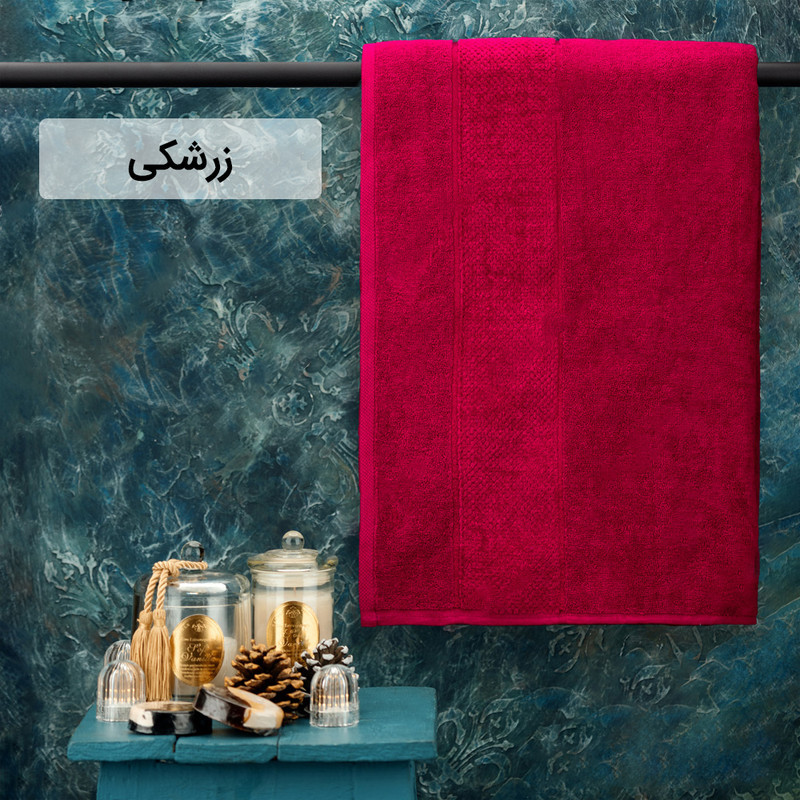 حوله حمامی هیرو طرح ماکرو سایز 100×150 سانتی متر