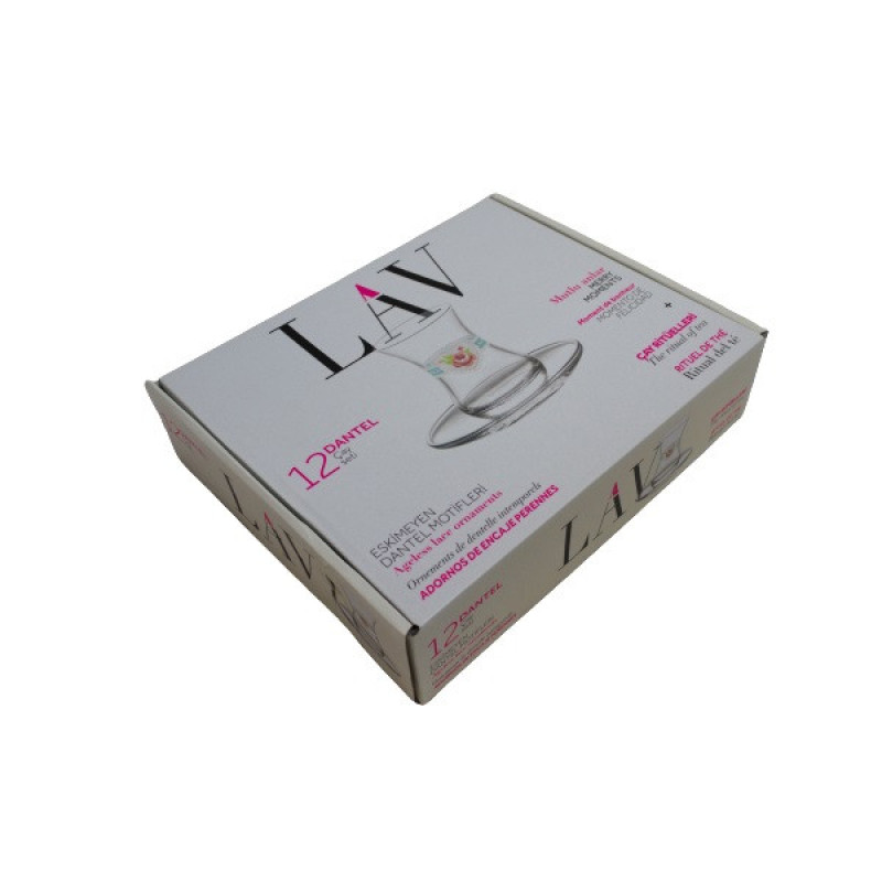 ست فنجان و نعلبکی 12 پارچه لاو مدل DANTEL MAVIS1