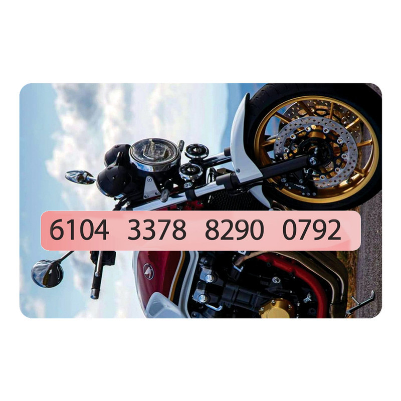 استیکر کارت مدل موتور مجموعه 3 عددی