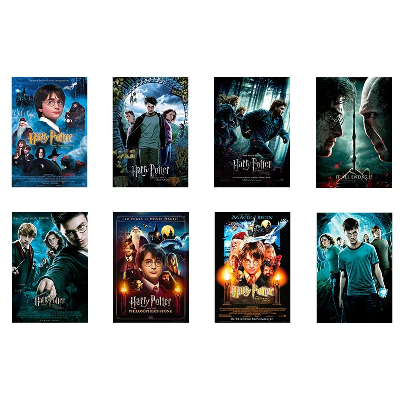 آویز تزیینی کارنیکا طرح هری پاتر مدل ۱۱۱۱۱۲ harry potter مجموعه ۸ عددی