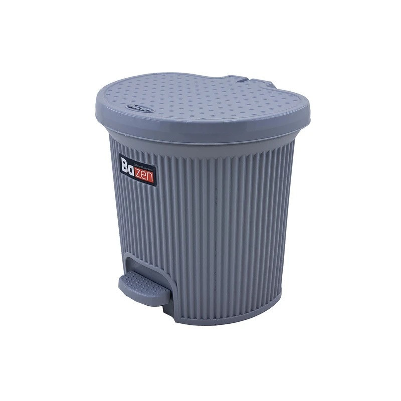 سطل زباله پدالی بازن مدل گرافیک کد 2265 گنجایش 5 لیتر