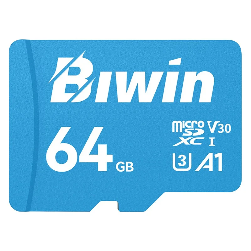 کارت حافظه microSDXC بیوین مدل MS100 کلاس 10 استاندارد UHS-I U3 V30 A1 سرعت 100MBps ظرفیت 64 گیگابایت