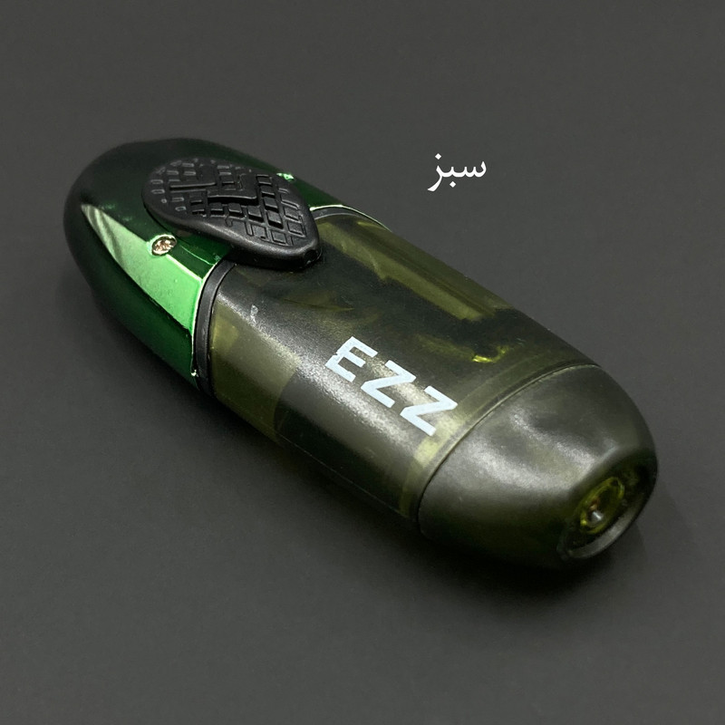 فندک مدل بیضی طرح دکمه کشویی کد DKD-1655