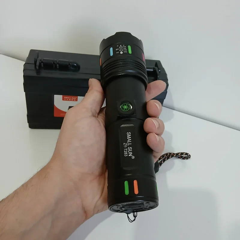 چراغ قوه دستی اسمال سان مدل T283 با نور مهتابی
