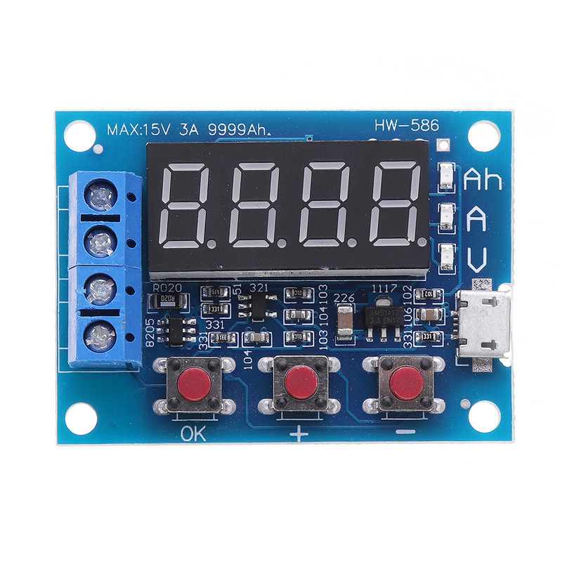 ماژول تستر ظرفیت باتری مدل HW-586
