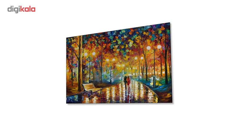 تابلو شاسی ونسونی طرح Leonid Afremov Rains Rustle 2 سایز 50x70 سانتی متر