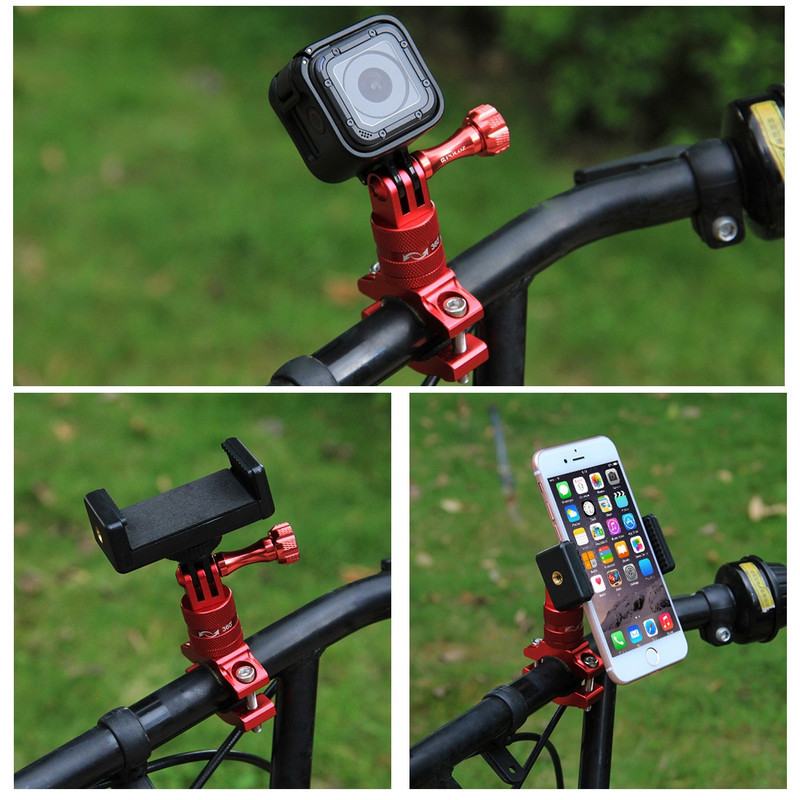 گیره و اتصالات پلوز مدل 360Degree Rotation Handlebar Mount مناسب دوربین ورزشی گوپرو
