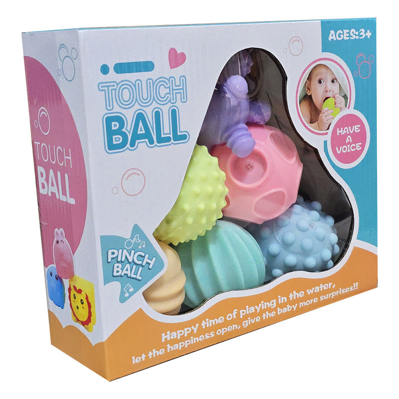 جغجغه مدل توپ فضایی طرح Touch Ball کد TB1 مجموعه 6 عددی