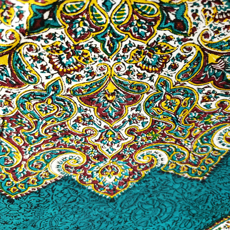 رومیزی قلمکار مدل ترنج سلطانی