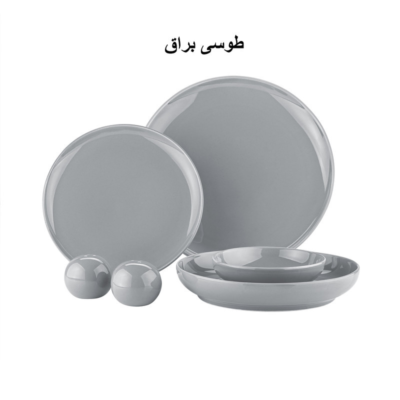 سرویس غذاخوری 18 پارچه 4 نفر گلد کیش مدل آتوسا GK748401