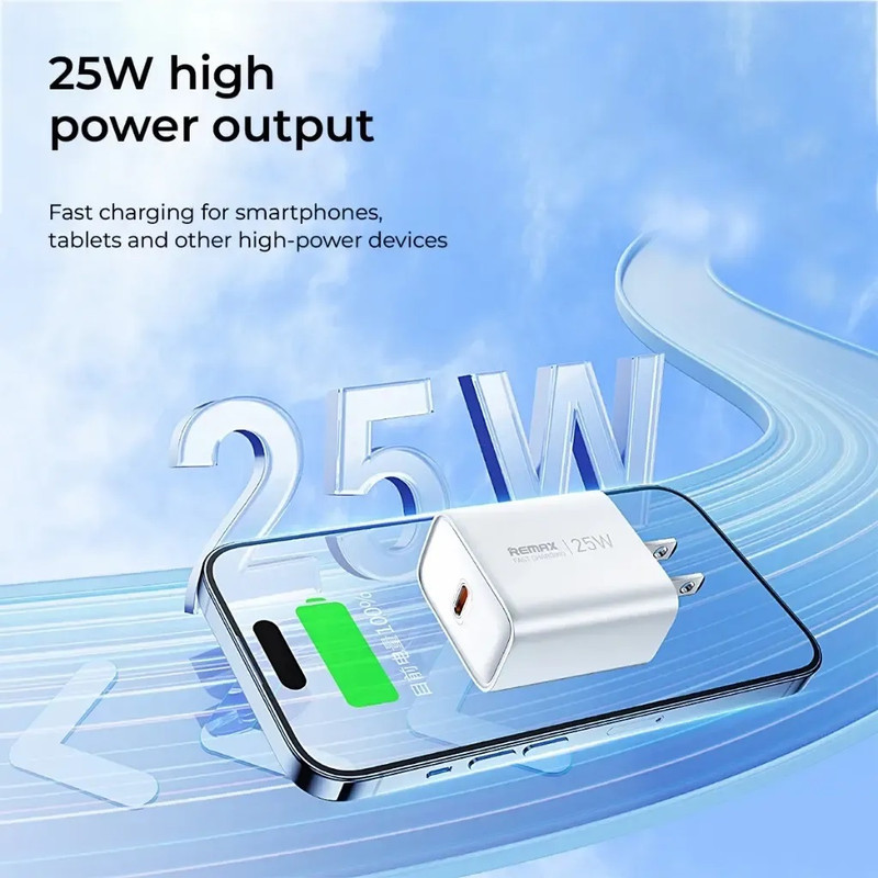 شارژر دیواری 25 وات ریمکس مدل A06 SUPERFAST