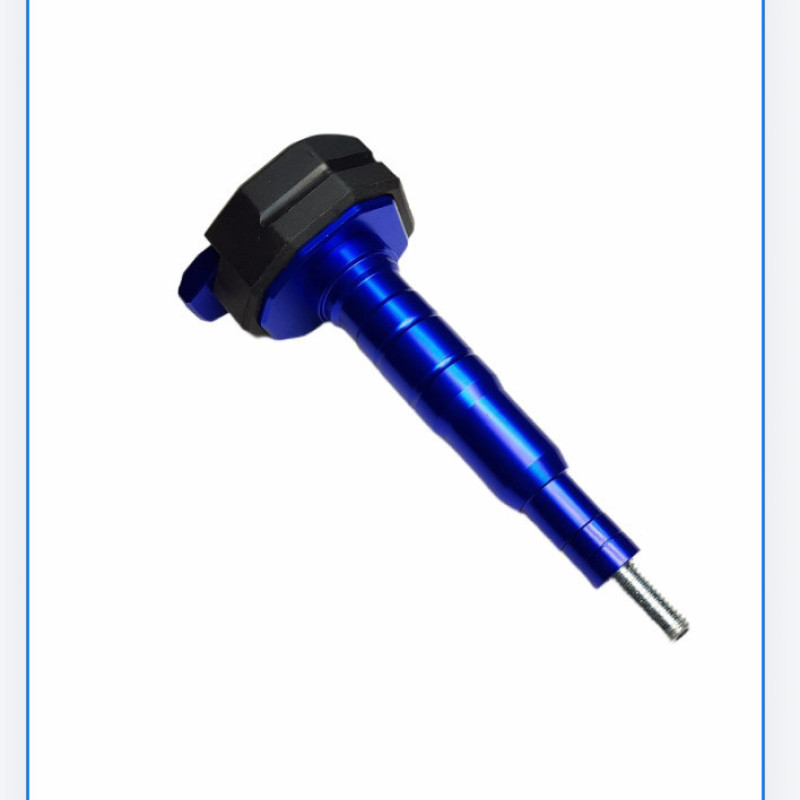 پروتکشن بغل شاسی موتور سیکلت وارون مدل بدنه بلند کد W-86-BLU بسته 2 عددی