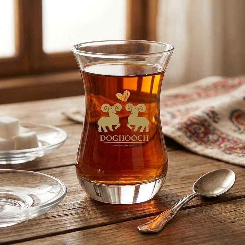 استکان مدل کمر باریک دوقوچ