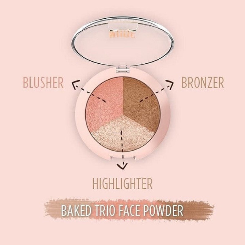 پالت آرایش و هایلایتر صورت گلدن رز مدل NUDE LOOK