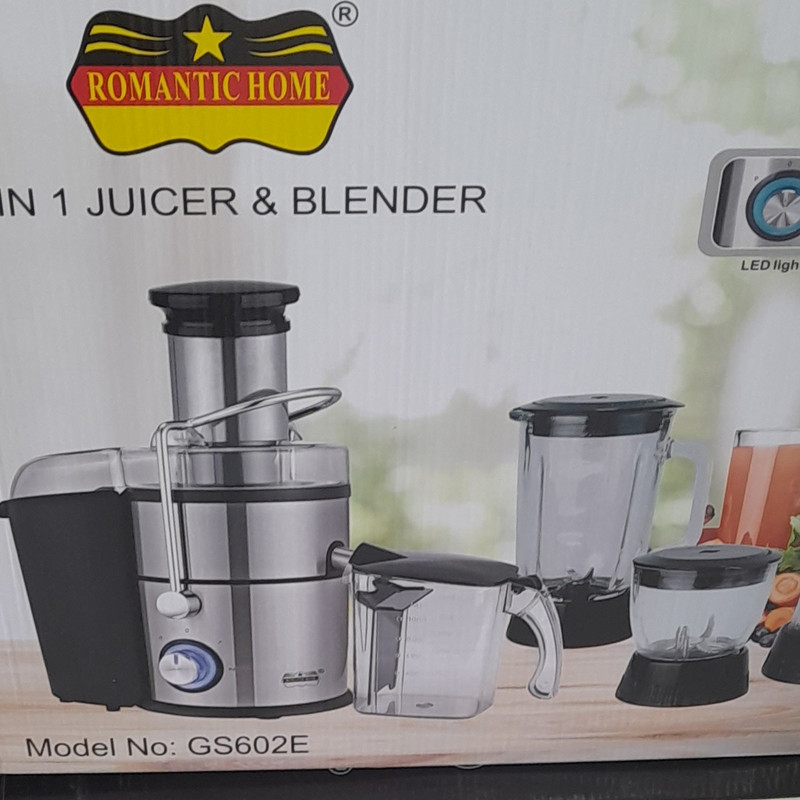 آبمیوه‌گیری چند کاره رمانتیک هوم مدل GS602E