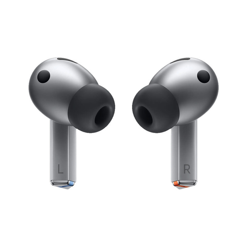 هدفون بلوتوثی سامسونگ مدل Galaxy Buds3 Pro دارای نویز کنسلینگ فعال (ANC)، درگاه شارژ USB Type-C، شارژ بی سیم، با قابلیت اتصال به چند دستگاه، پشتیبانی از فرمان لمسی، پشتیبانی از دستیار صوتی، مقاوم در برابر آب
