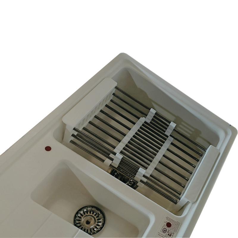 سینک ظرفشویی گرانیت پارادایز مدل ITALY-452-WHITE-AKLIL توکار